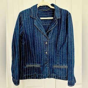 Chico’s denim blazer style jacket